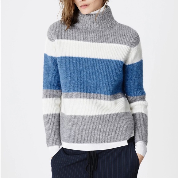 Zara Striped knit sweater. Mohair blend wool. Size M - Picture 1 of 4